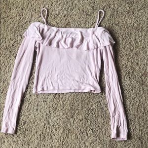 Long sleeve crop top